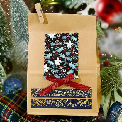 BGM Washi Tape Foil 2025 Christmas Limited - Shining Xmas [15mm Width] - Washi Tapes