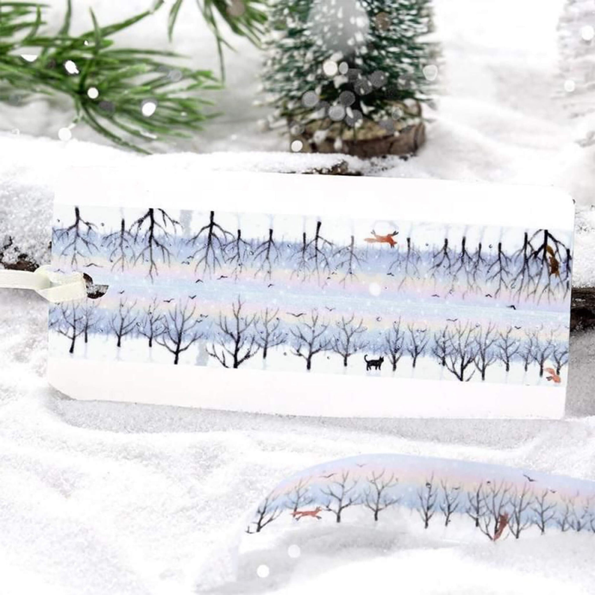 BGM Washi Tape Foil 2025 Winter Limited - Morning Forest Walk [15mm Width] - Washi Tapes