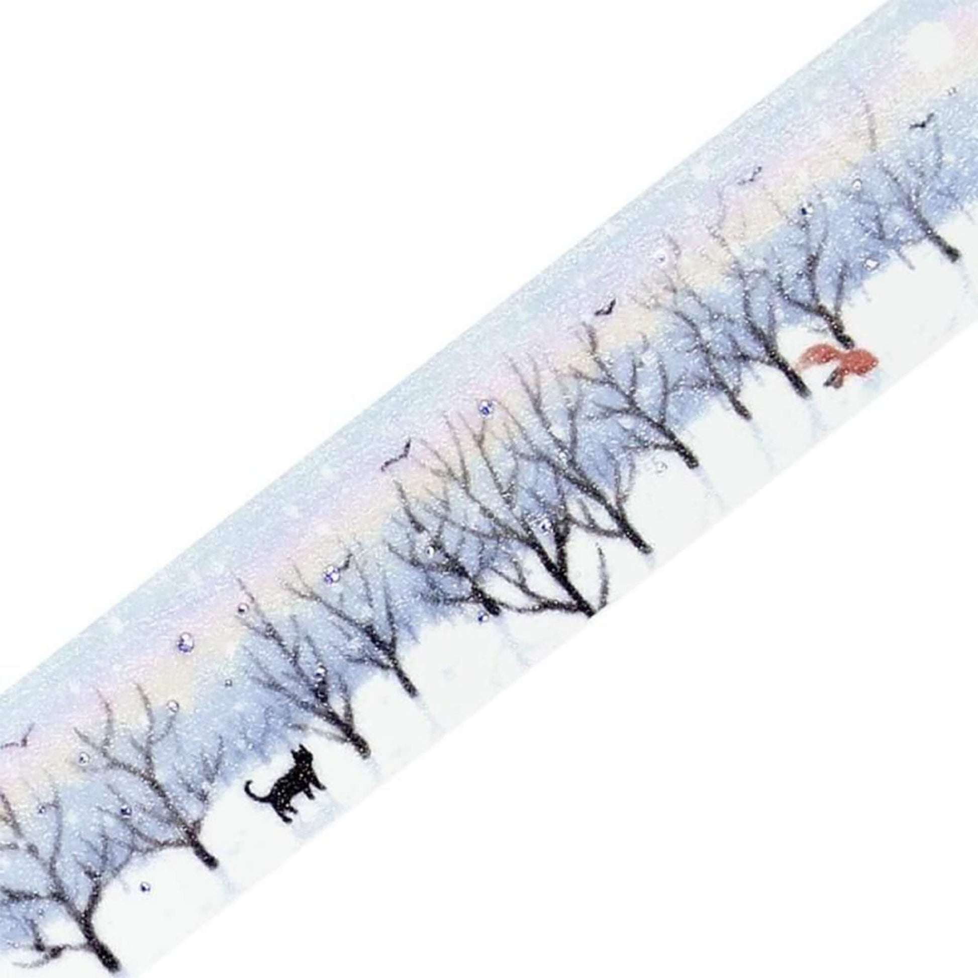 BGM Washi Tape Foil 2025 Winter Limited - Morning Forest Walk [15mm Width] - Washi Tapes
