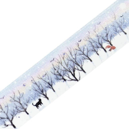 BGM Washi Tape Foil 2025 Winter Limited - Morning Forest Walk [15mm Width] - Washi Tapes