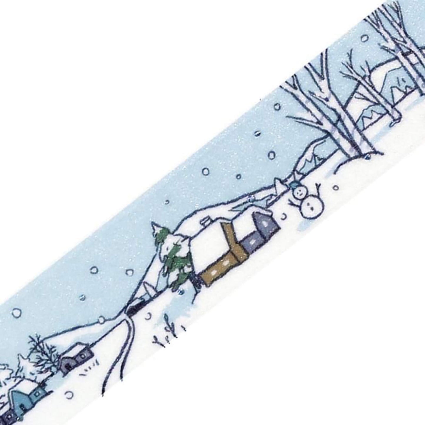 BGM Washi Tape Foil 2025 Winter Limited - Snow Lake Cabin [15mm Width] - Washi Tapes