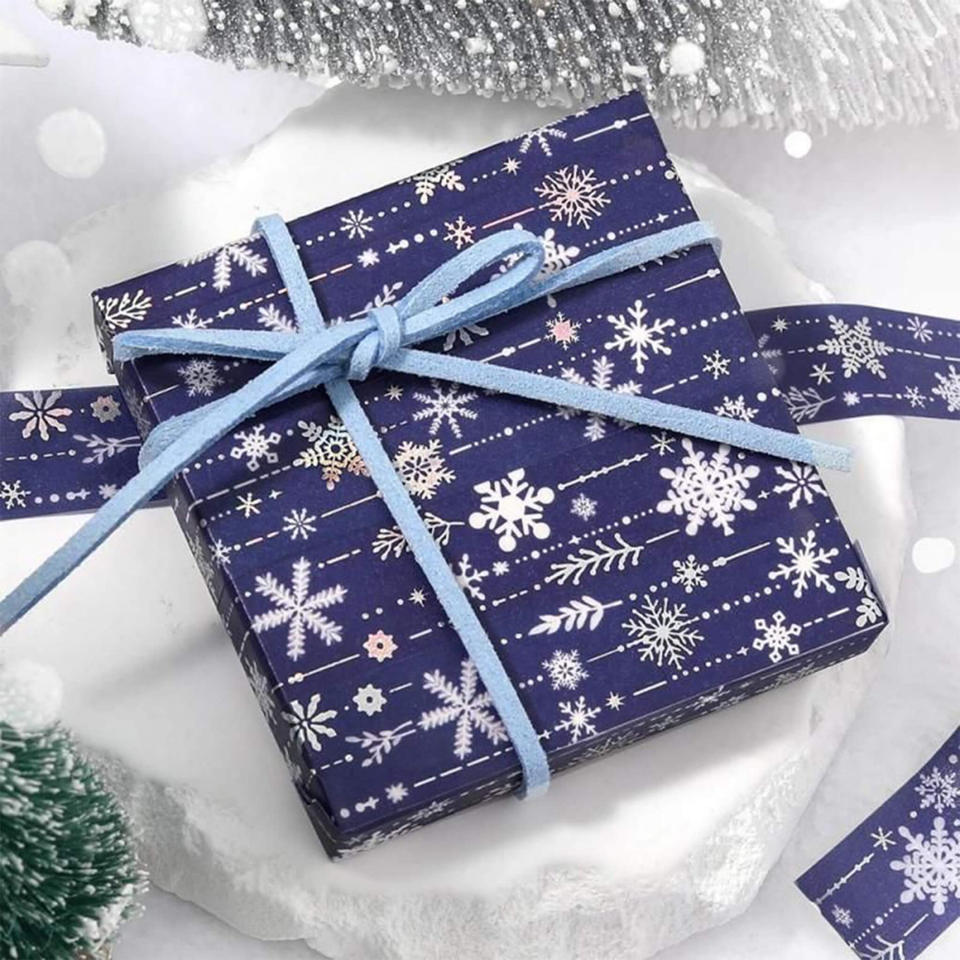 BGM Washi Tape Foil 2025 Winter Limited - Snowy Night [15mm Width] - Washi Tapes