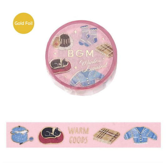 BGM Washi Tape Foil 2025 Winter Limited - Something Winter [15mm Width] - Washi Tapes