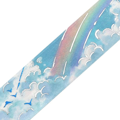 BGM Washi Tape Foil Sky Picture Book - Clear Sky - Washi Tapes