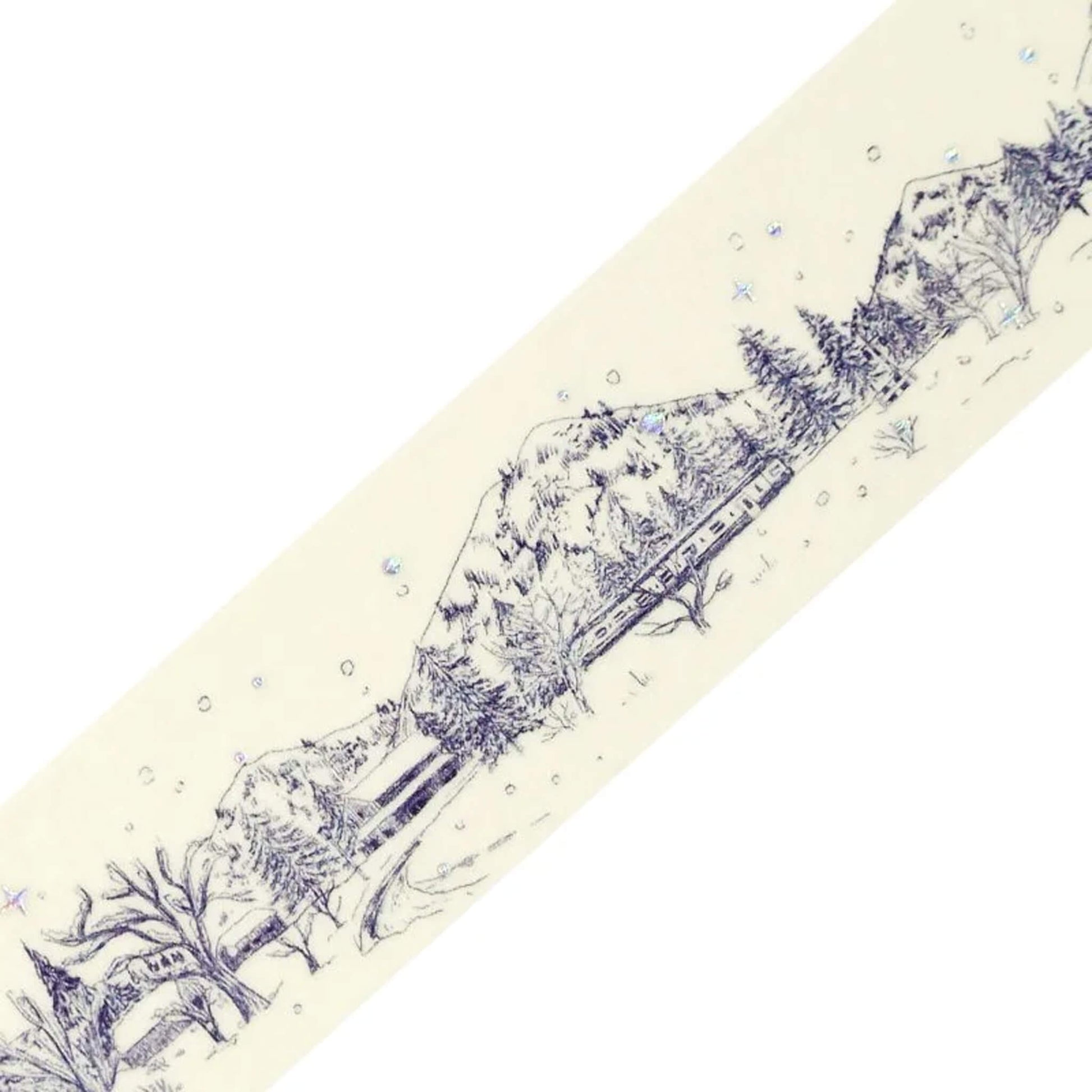 BGM Washi Tape Gold Foil 2024 Winter Limited - Sketch [20mm Width] - Washi Tapes