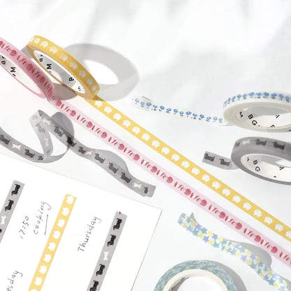 BGM Washi Tape Slim - Cats - Washi Tapes