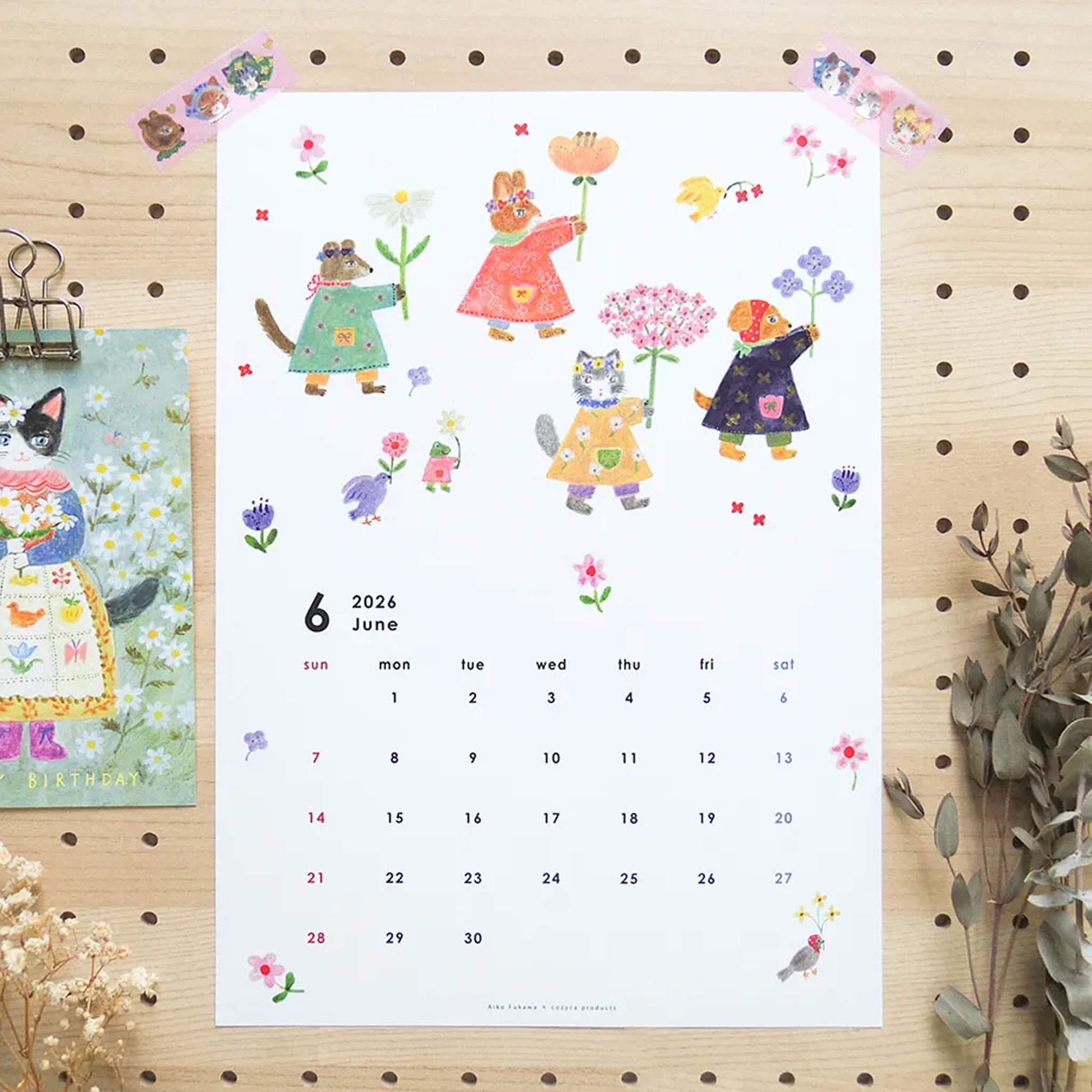 Cozyca 2026 Calendar - Aiko Fukawa - 2026 Calendars