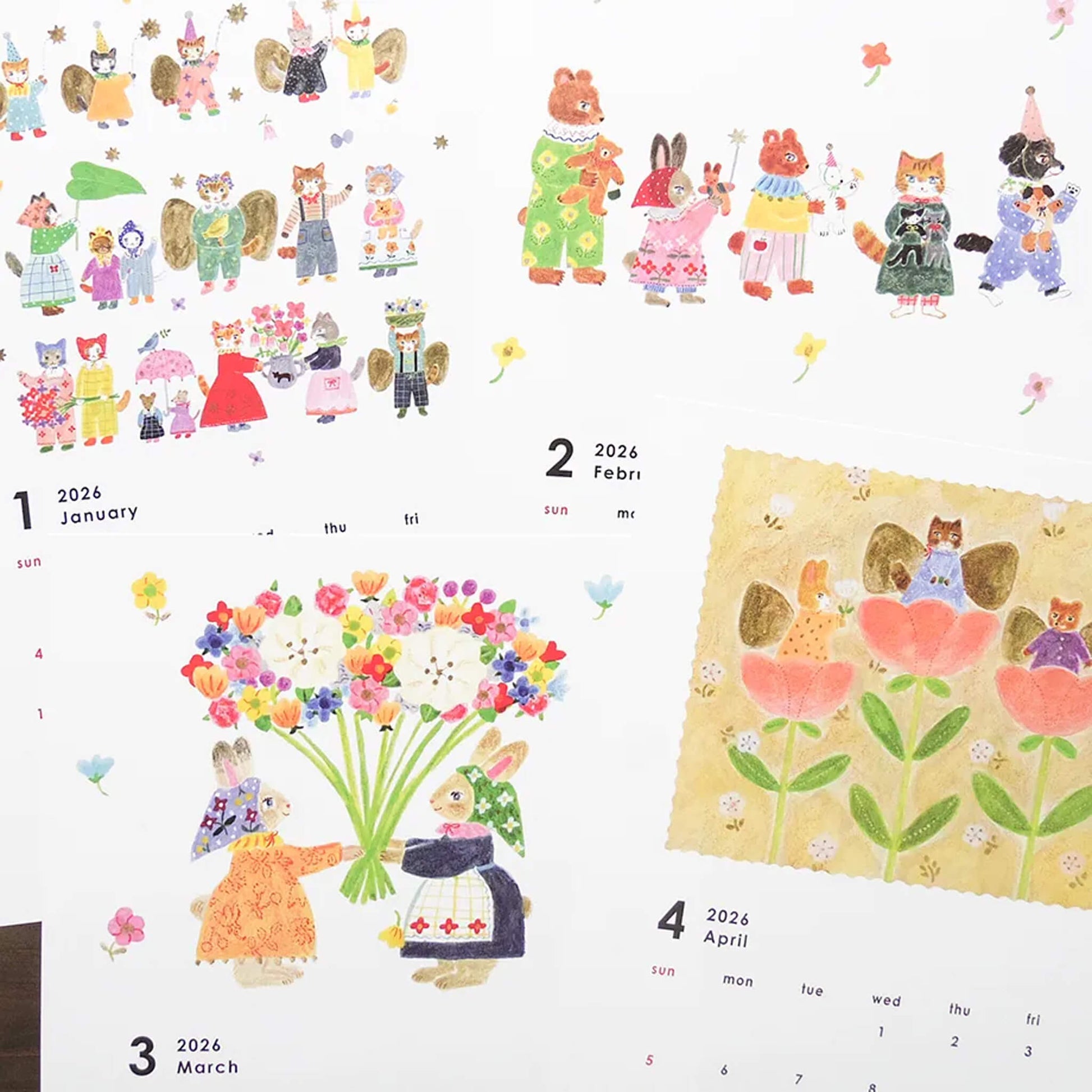 Cozyca 2026 Calendar - Aiko Fukawa - 2026 Calendars