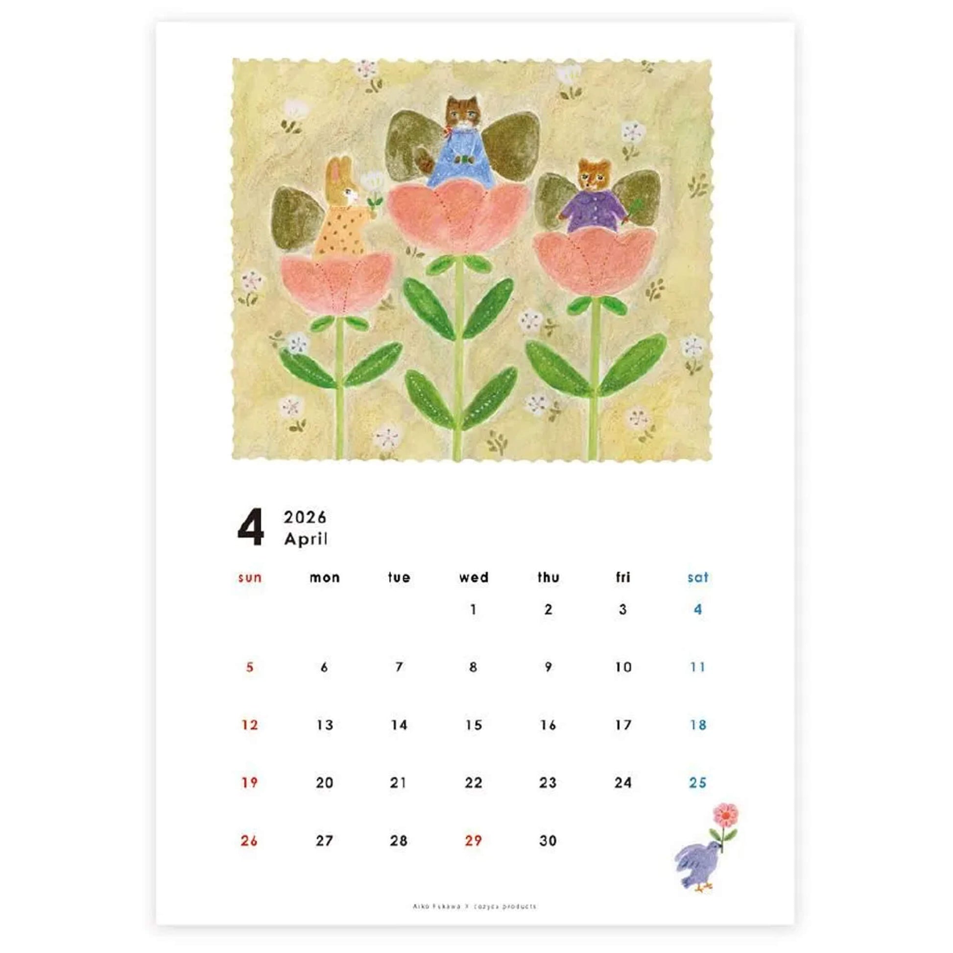 Cozyca 2026 Calendar - Aiko Fukawa - 2026 Calendars