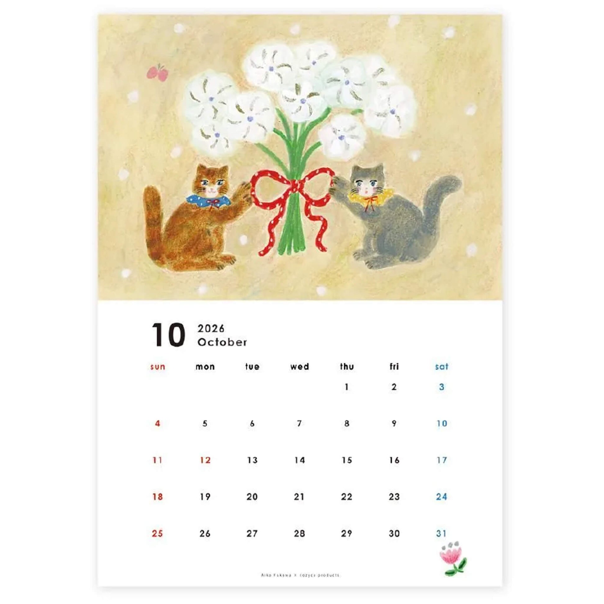 Cozyca 2026 Calendar - Aiko Fukawa - 2026 Calendars