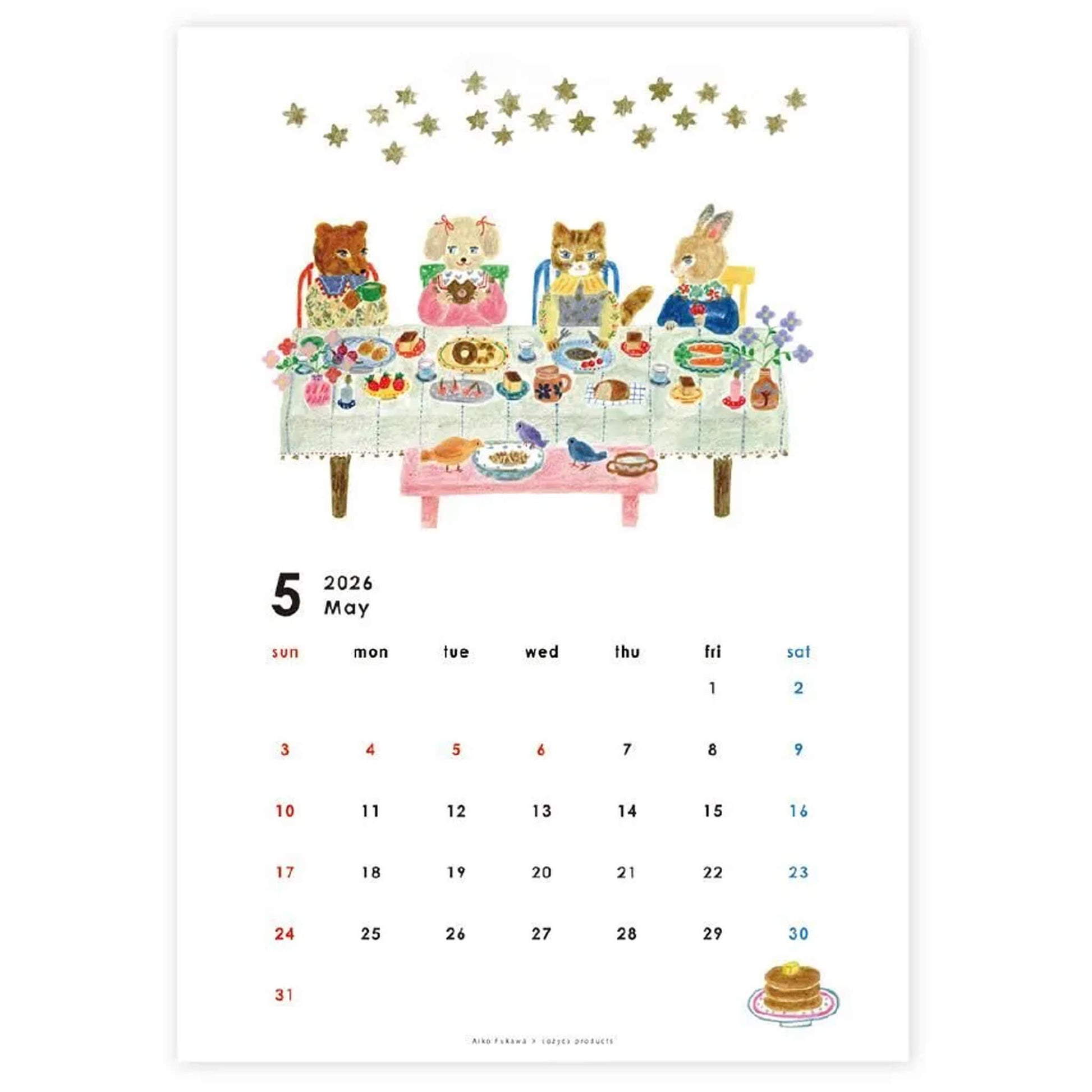 Cozyca 2026 Calendar - Aiko Fukawa - 2026 Calendars