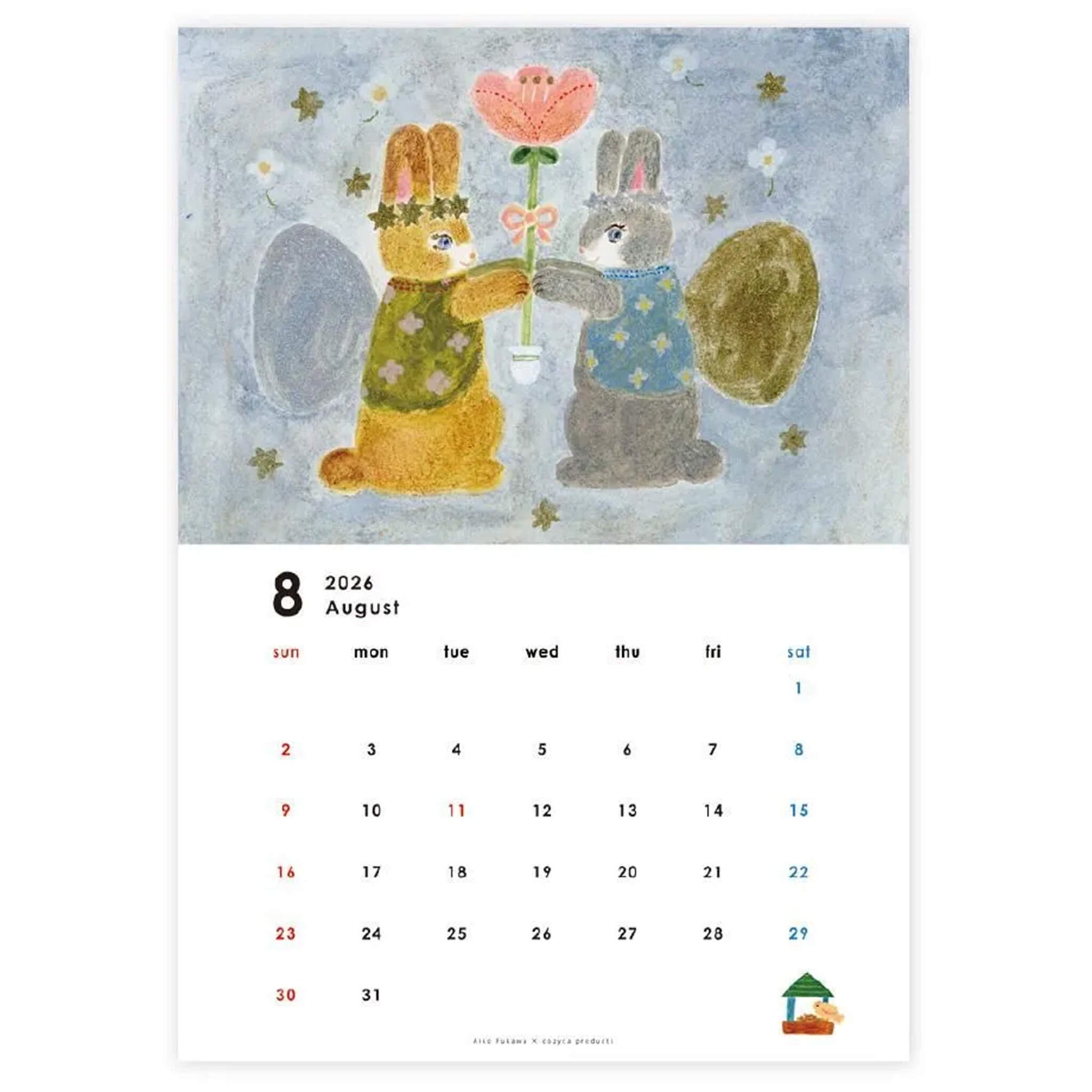 Cozyca 2026 Calendar - Aiko Fukawa - 2026 Calendars