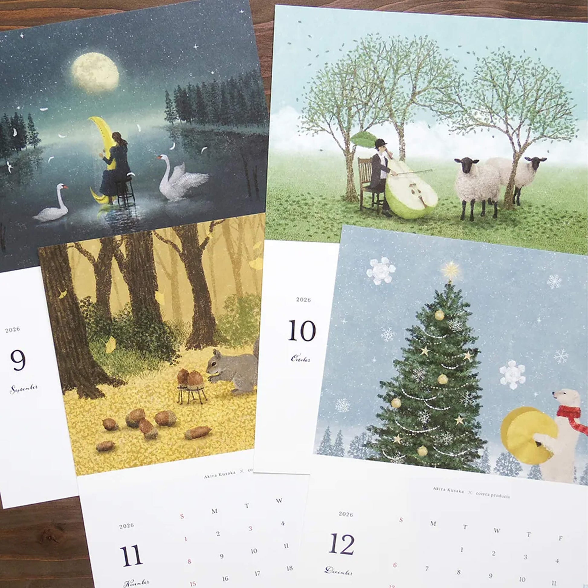 Cozyca 2026 Calendar - Akira Kusaka - 2026 Calendars