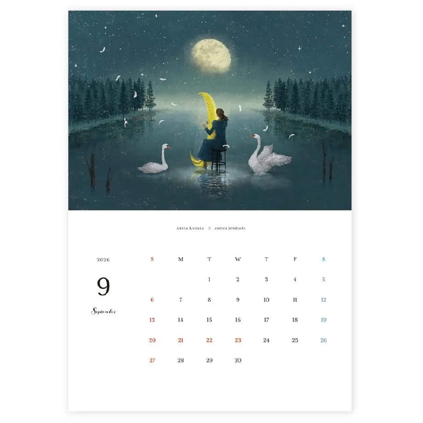 Cozyca 2026 Calendar - Akira Kusaka - 2026 Calendars