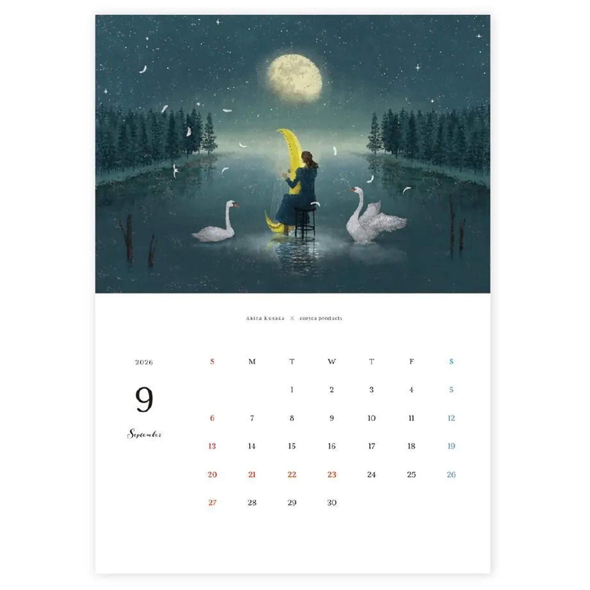 Cozyca 2026 Calendar - Akira Kusaka - 2026 Calendars