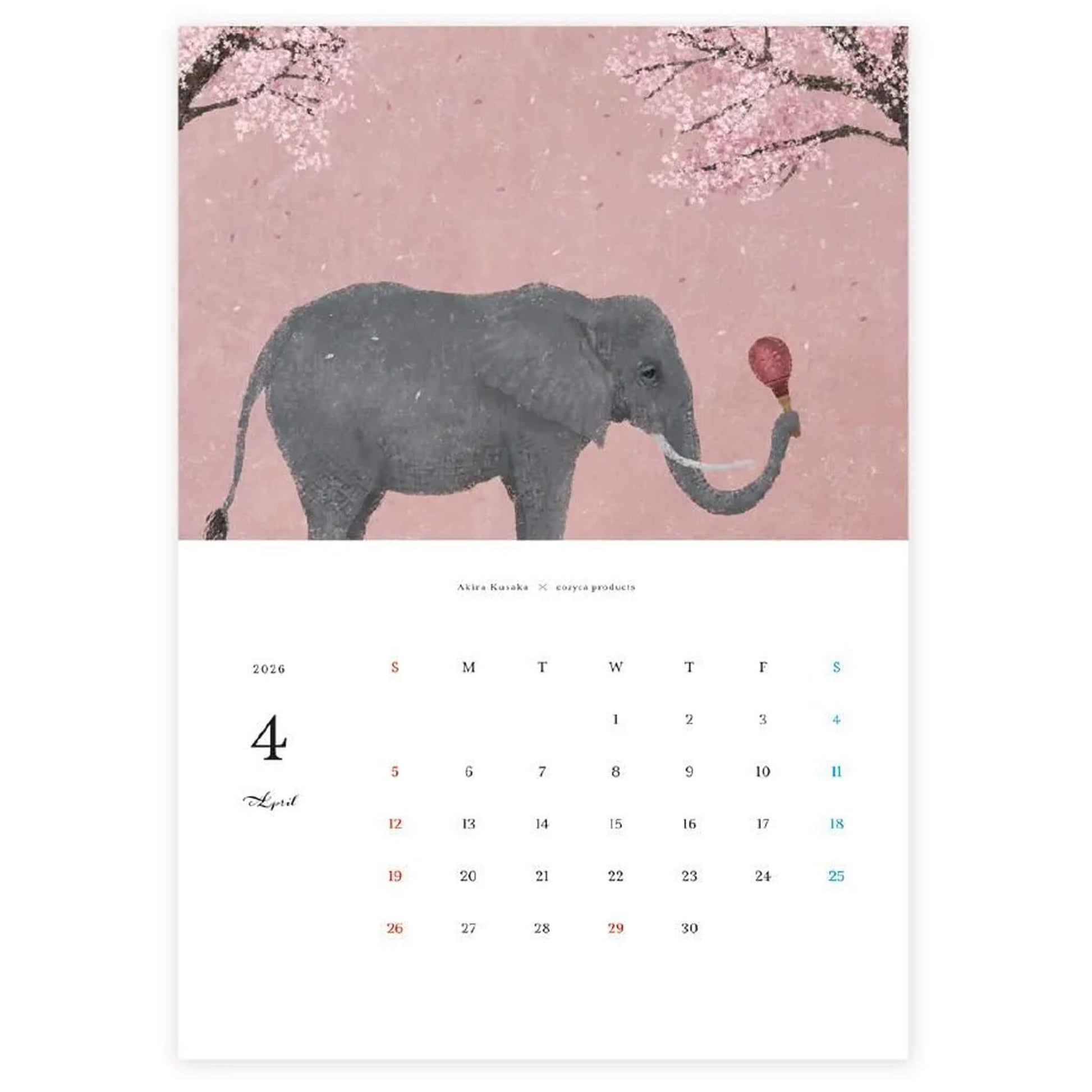 Cozyca 2026 Calendar - Akira Kusaka - 2026 Calendars