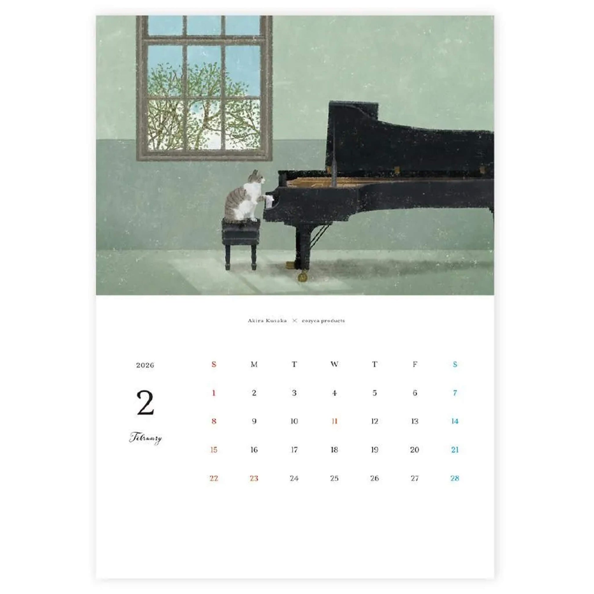 Cozyca 2026 Calendar - Akira Kusaka - 2026 Calendars