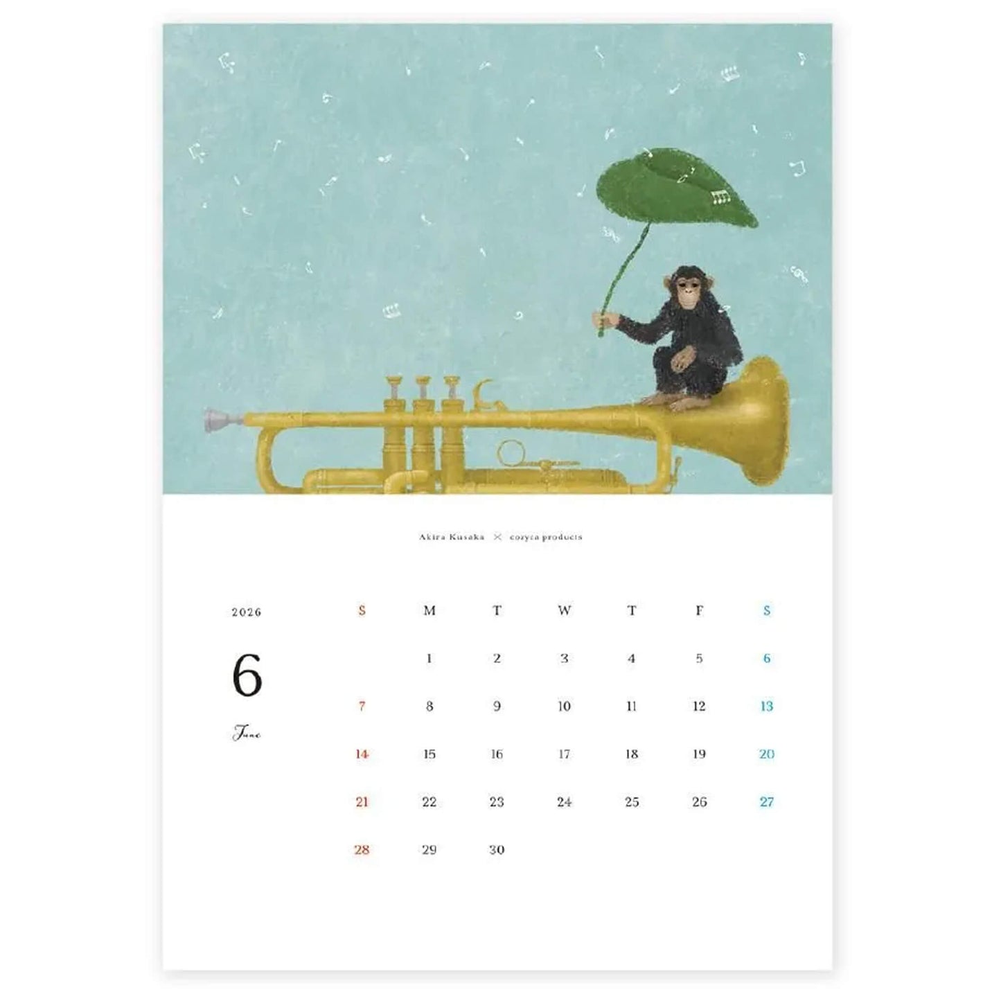 Cozyca 2026 Calendar - Akira Kusaka - 2026 Calendars