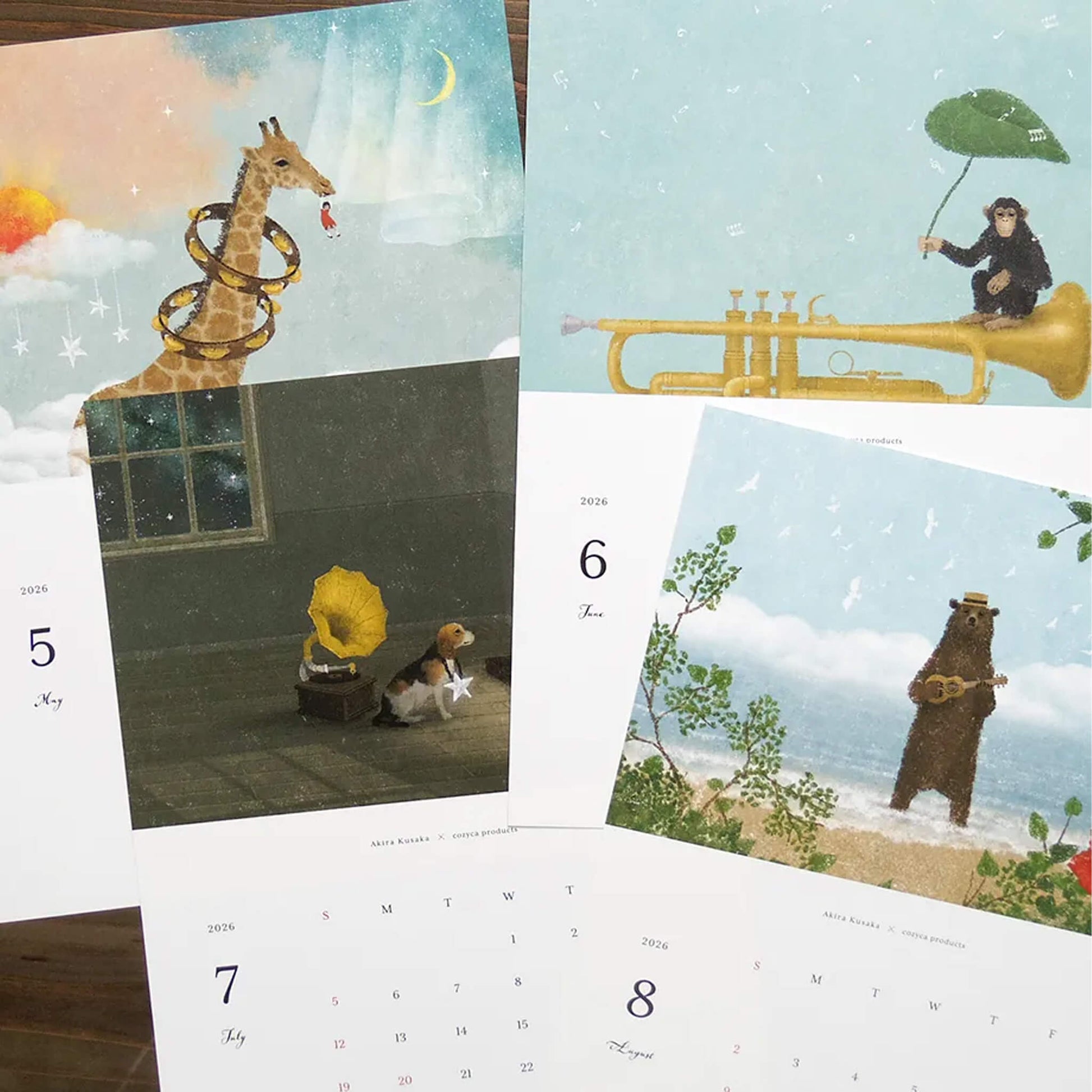 Cozyca 2026 Calendar - Akira Kusaka - 2026 Calendars