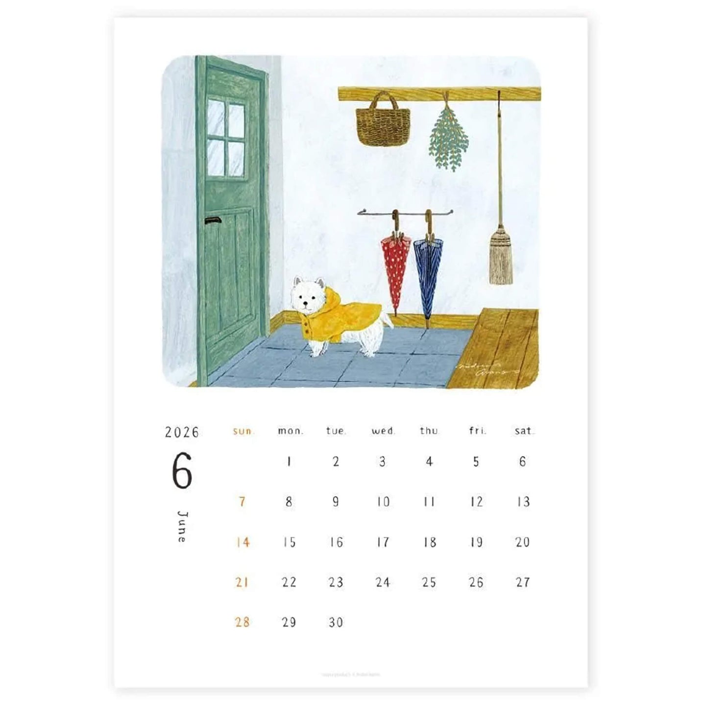 Cozyca 2026 Calendar - Midori Asano - 2026 Calendars