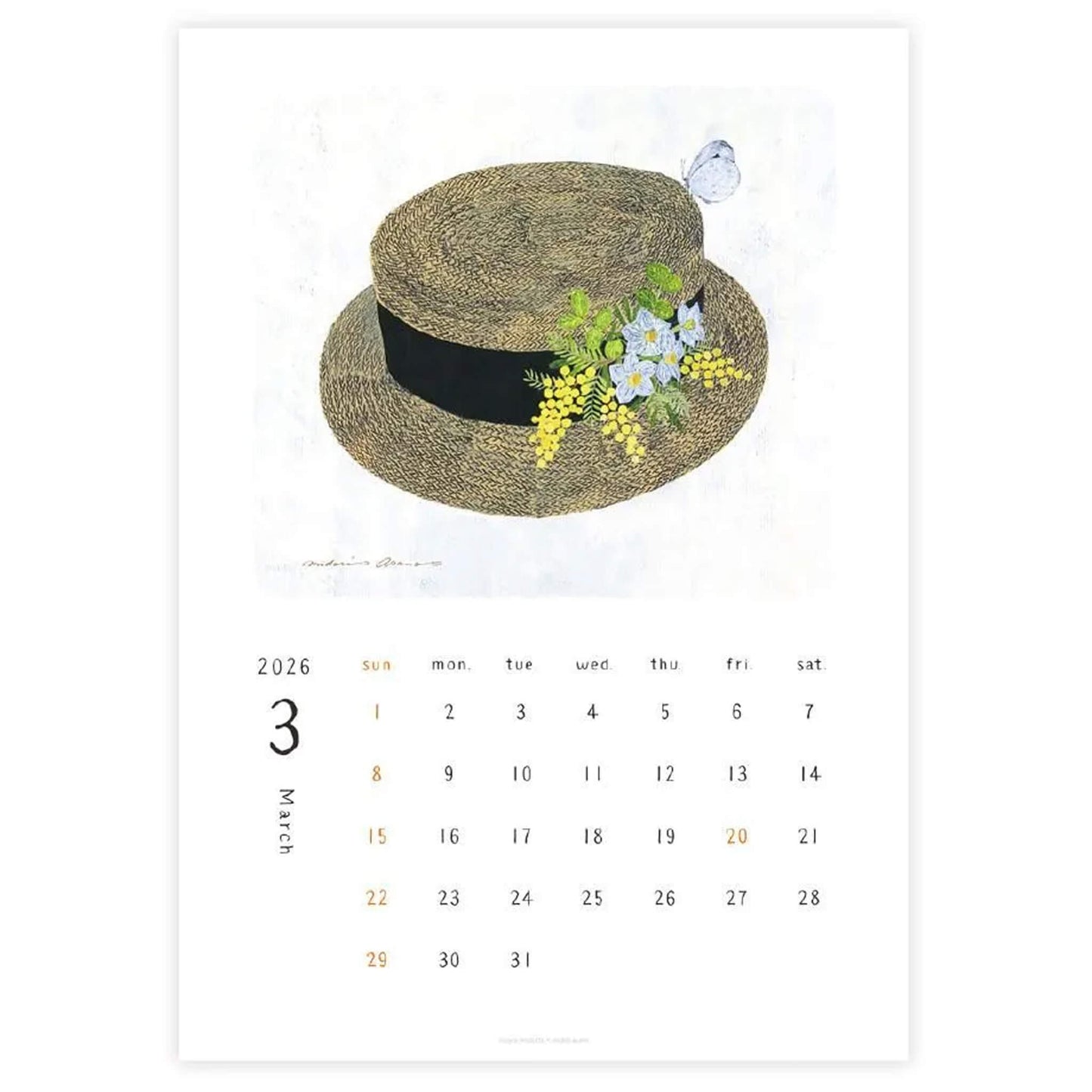 Cozyca 2026 Calendar - Midori Asano - 2026 Calendars
