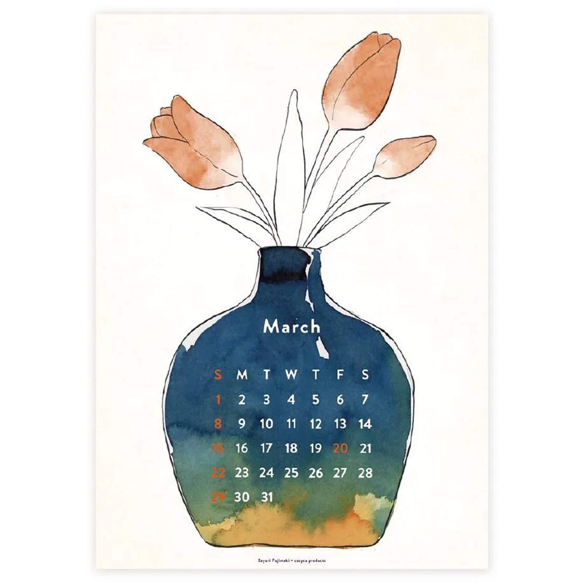 Cozyca 2026 Calendar - Sayuri Fujimaki - 2026 Calendars
