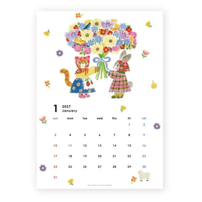 Cozyca 2027 Calendar - Aiko Fukawa - 2027 Calendars