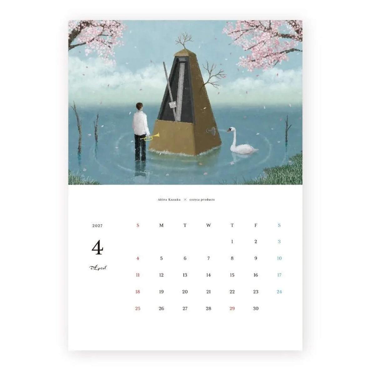 Cozyca 2027 Calendar - Akira Kusaka - 2027 Calendars