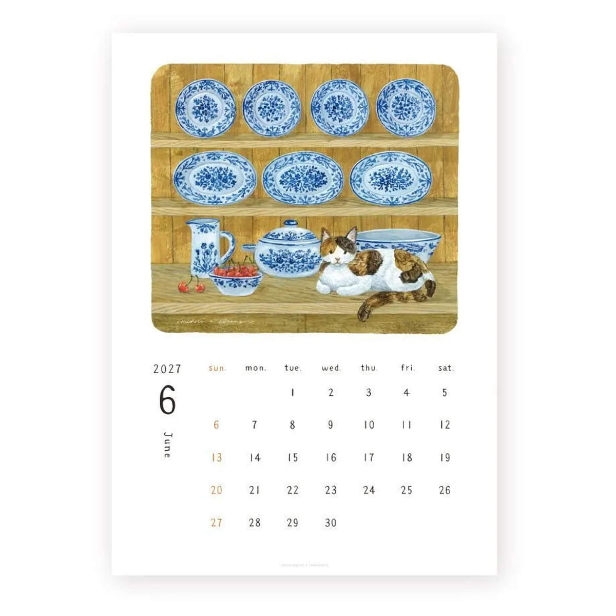 Cozyca 2027 Calendar - Midori Asano - 2027 Calendars