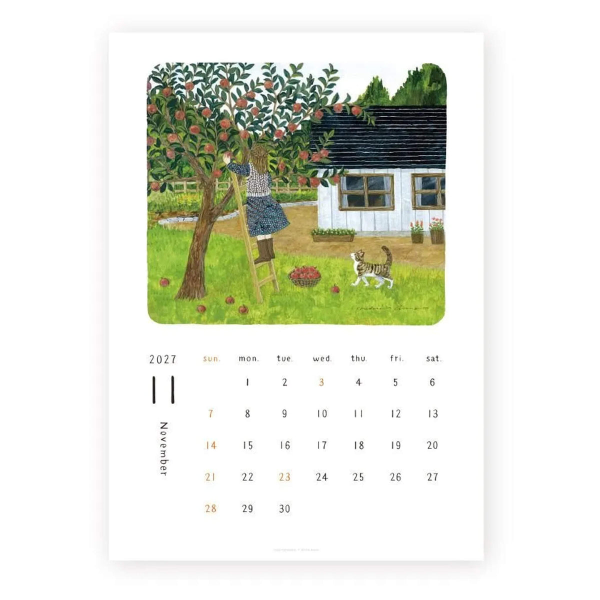 Cozyca 2027 Calendar - Midori Asano - 2027 Calendars