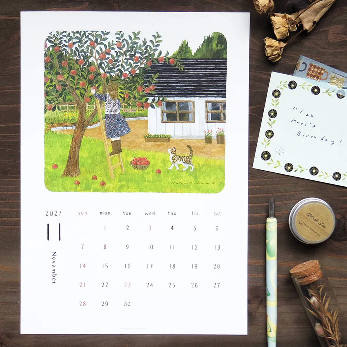 Cozyca 2027 Calendar - Midori Asano - 2027 Calendars