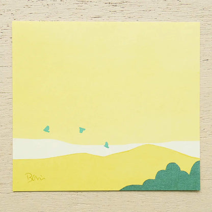 Cozyca Block Memo Pad - Bird - Memo Pads