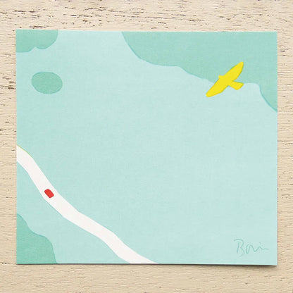 Cozyca Block Memo Pad - Bird - Memo Pads