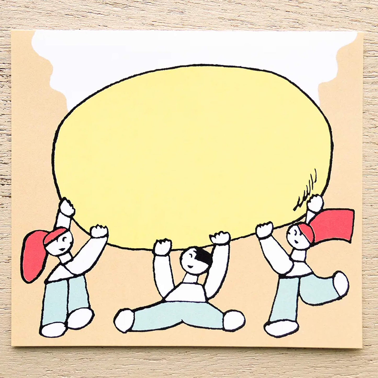 Cozyca Block Memo Pad - Bread - Memo Pads