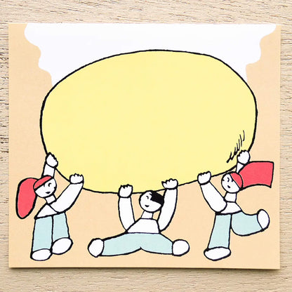 Cozyca Block Memo Pad - Bread - Memo Pads