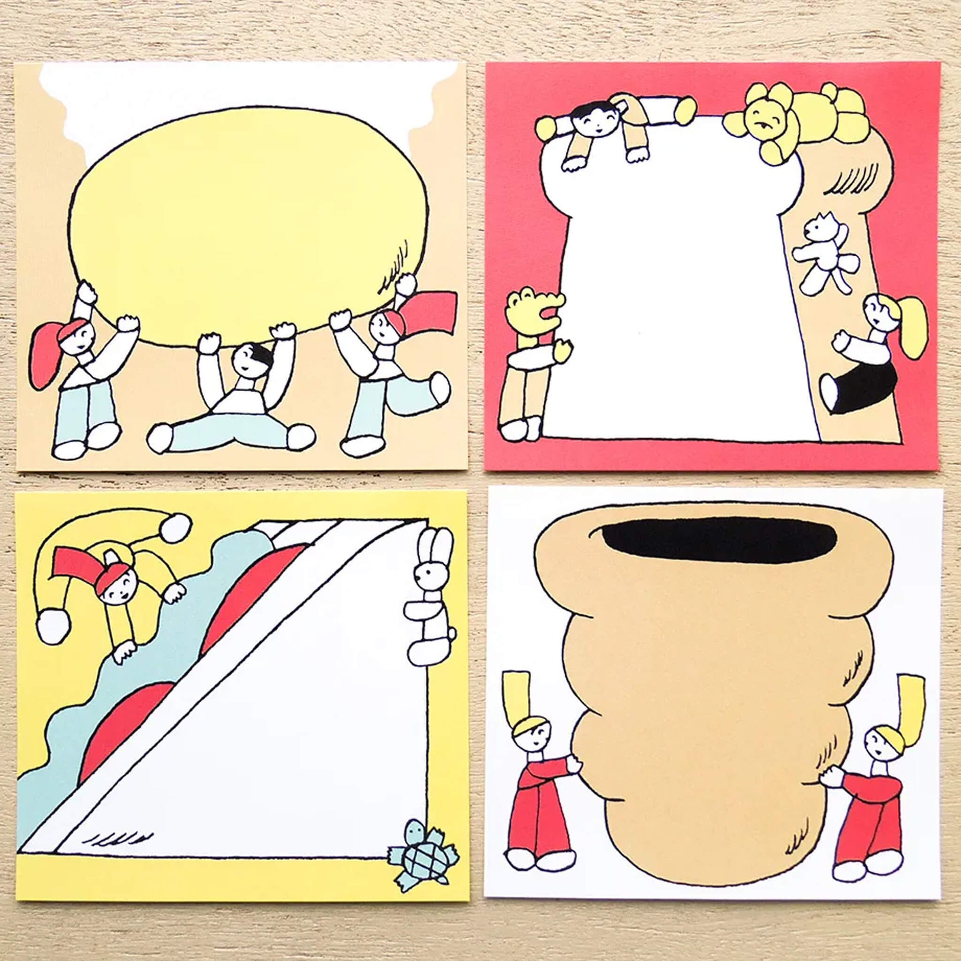 Cozyca Block Memo Pad - Bread - Memo Pads