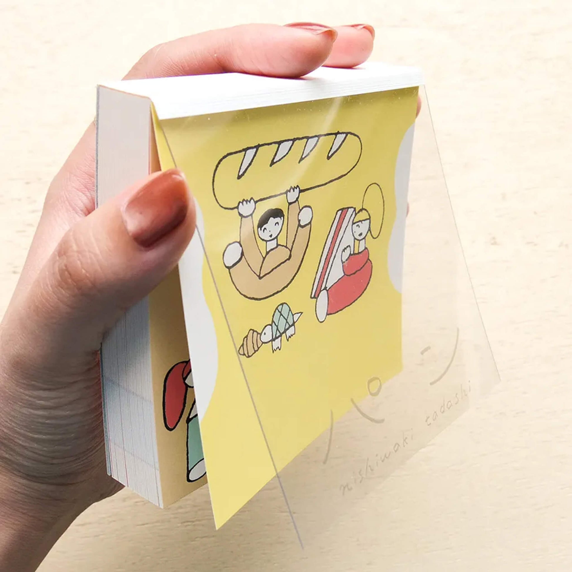 Cozyca Block Memo Pad - Bread - Memo Pads