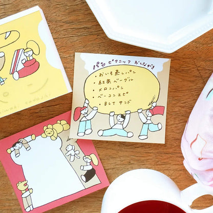 Cozyca Block Memo Pad - Bread - Memo Pads