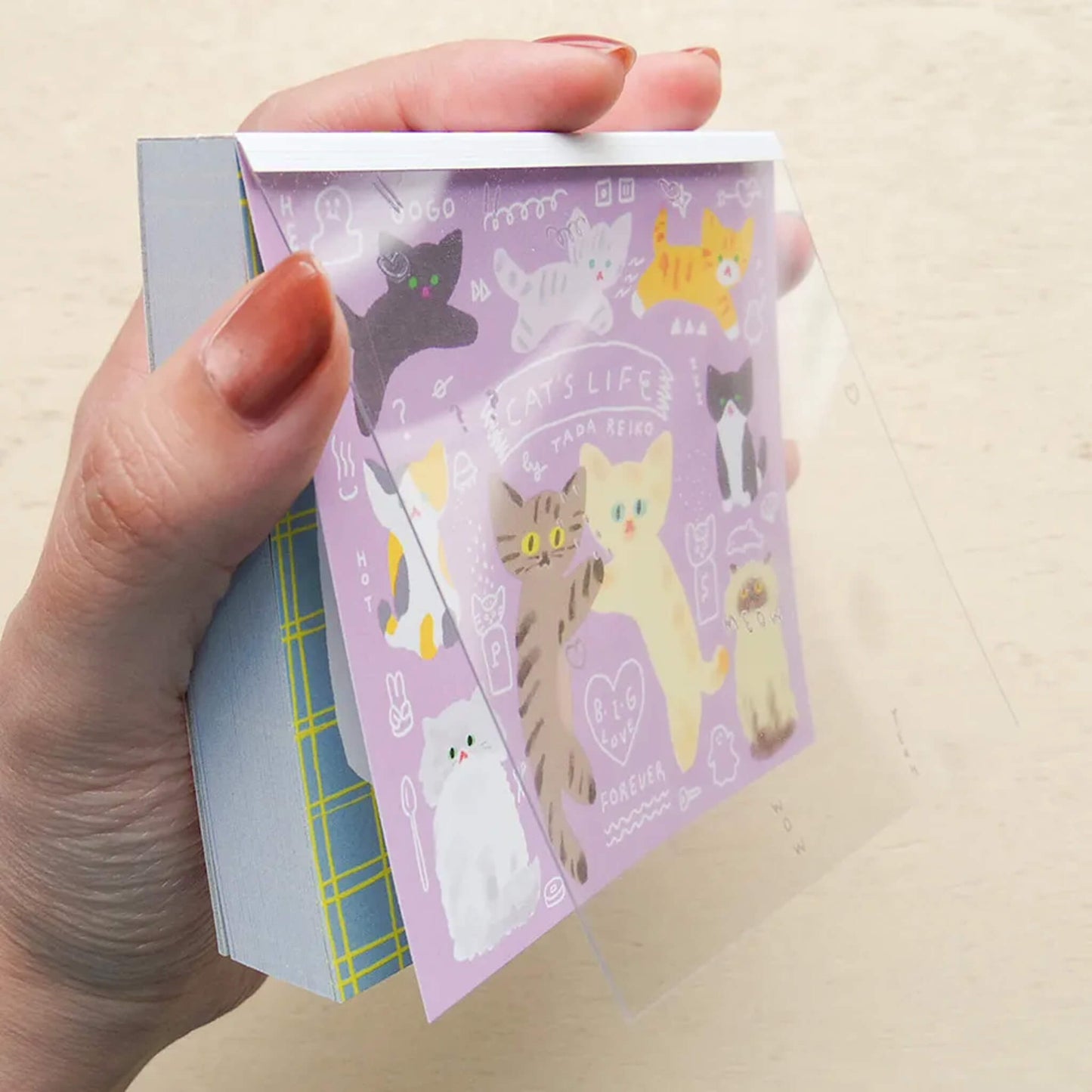 Cozyca Block Memo Pad - Cat's Life - Memo Pads