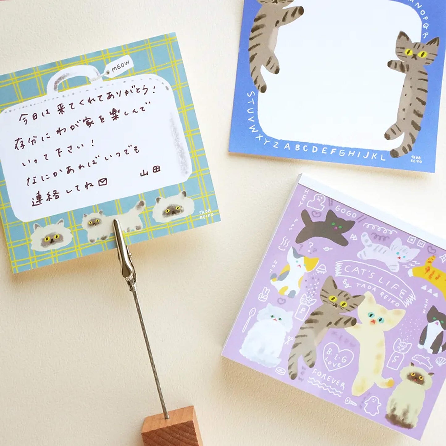 Cozyca Block Memo Pad - Cat's Life - Memo Pads