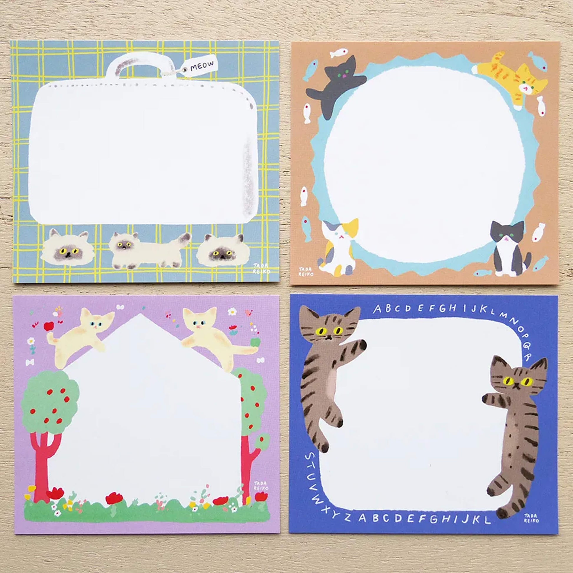 Cozyca Block Memo Pad - Cat's Life - Memo Pads