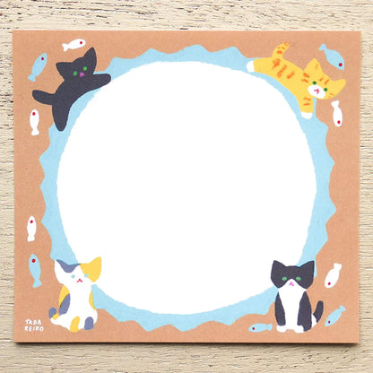 Cozyca Block Memo Pad - Cat's Life - Memo Pads