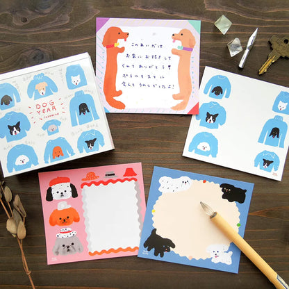 Cozyca Block Memo Pad - Dog Year - Memo Pads