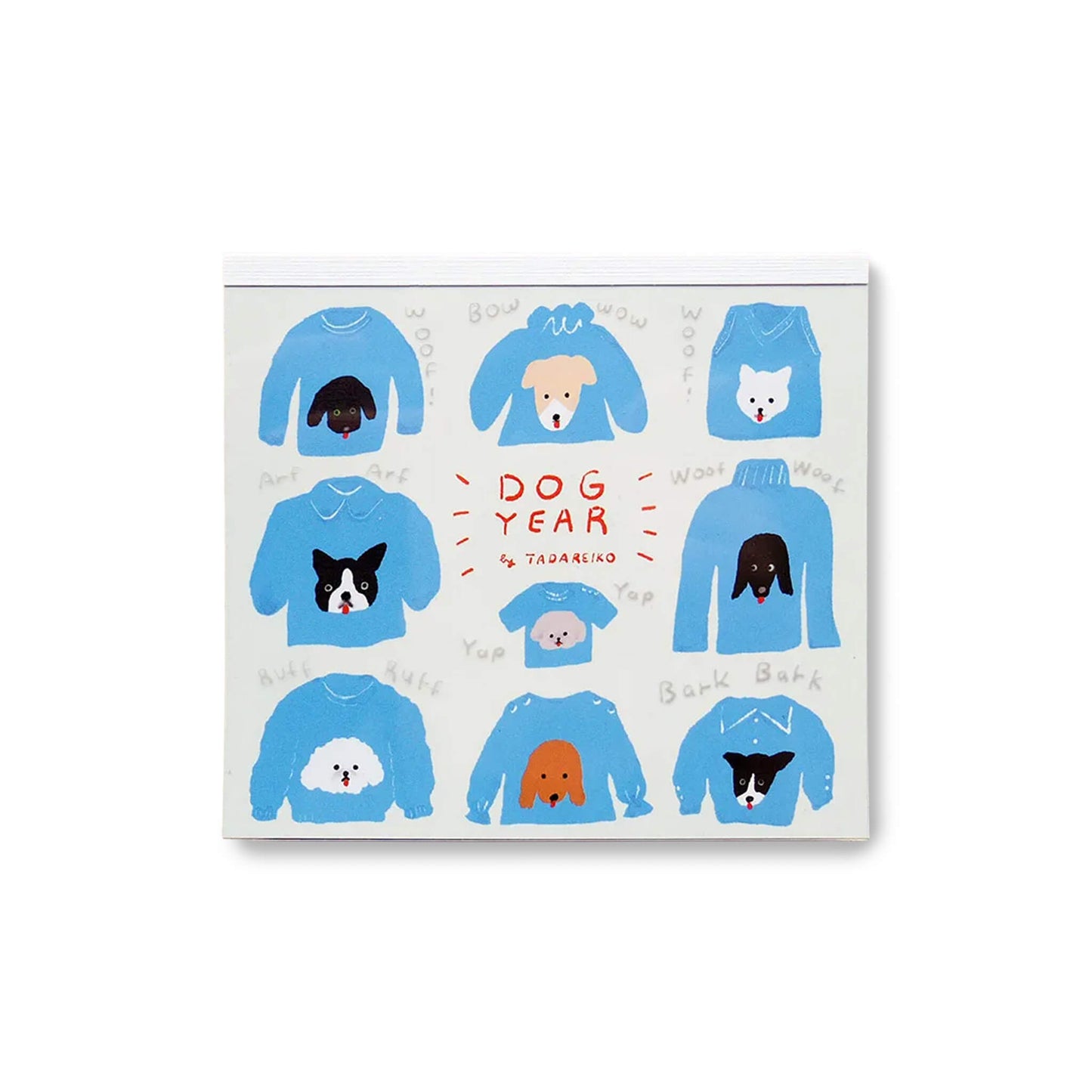 Cozyca Block Memo Pad - Dog Year - Memo Pads
