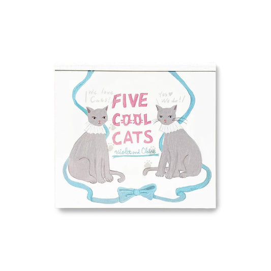 Cozyca Block Memo Pad - Five Cool Cats - Memo Pads