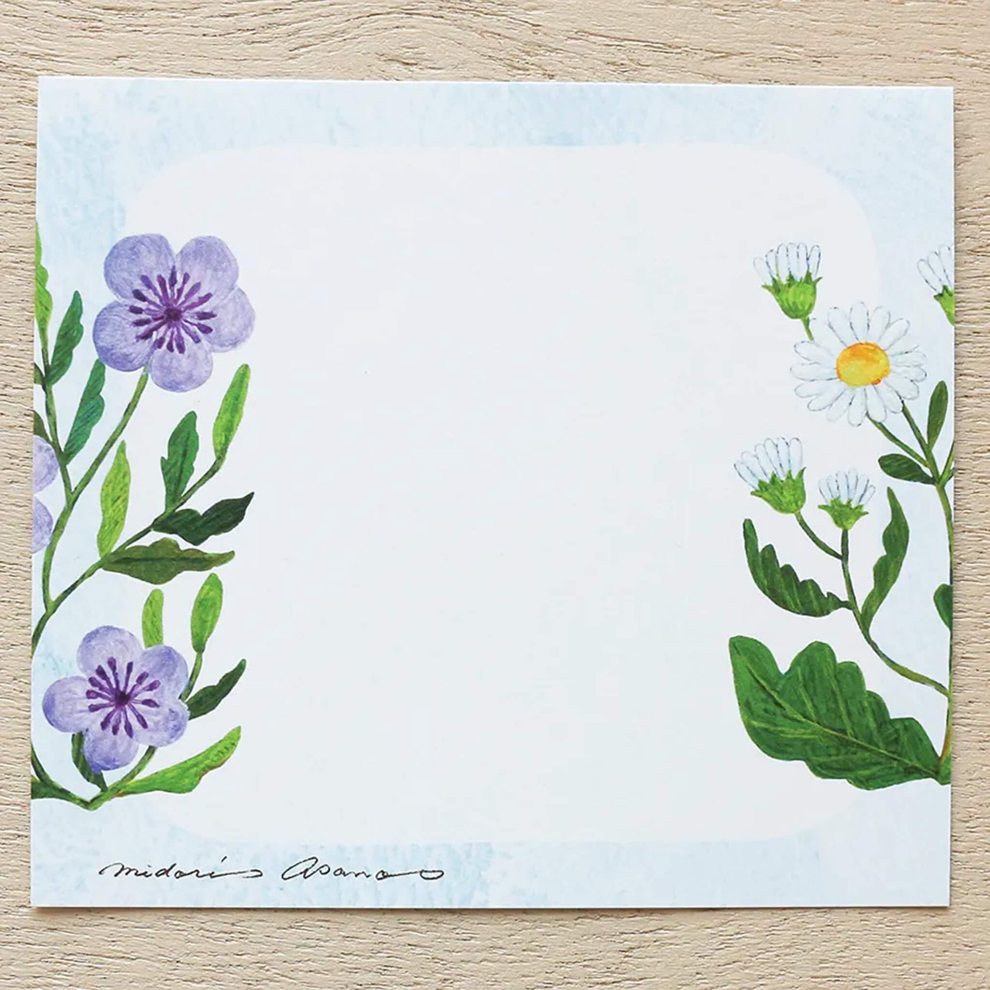 Cozyca Block Memo Pad - Fleur - Memo Pads
