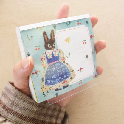 Cozyca Block Memo Pad - Flower and Animals - Memo Pads