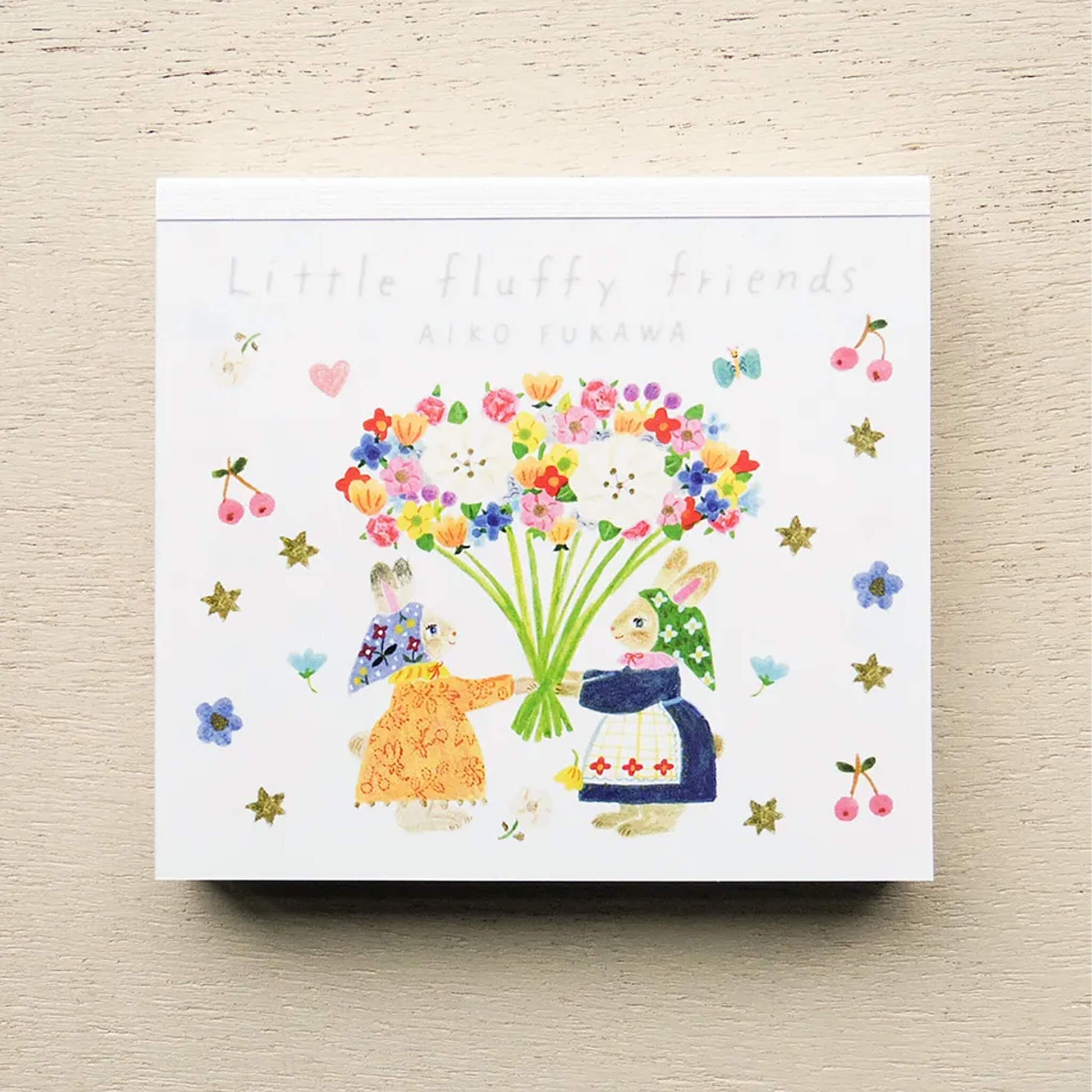 Cozyca Block Memo Pad - Little Fluffy Friends - Memo Pads