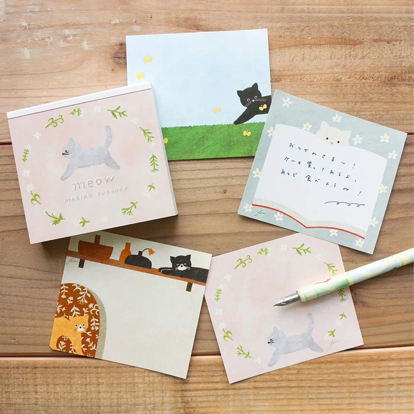 Cozyca Block Memo Pad - Meow - Memo Pads