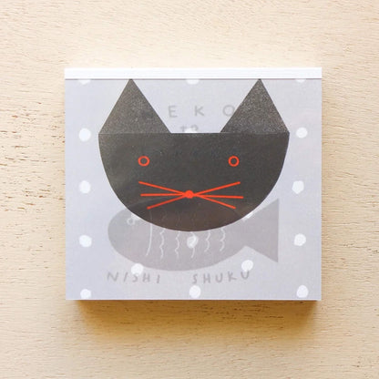 Cozyca Block Memo Pad - Neko to Sakana - Memo Pads